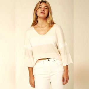 ONEILL Cropped Neutral Beachy Mila Sweater